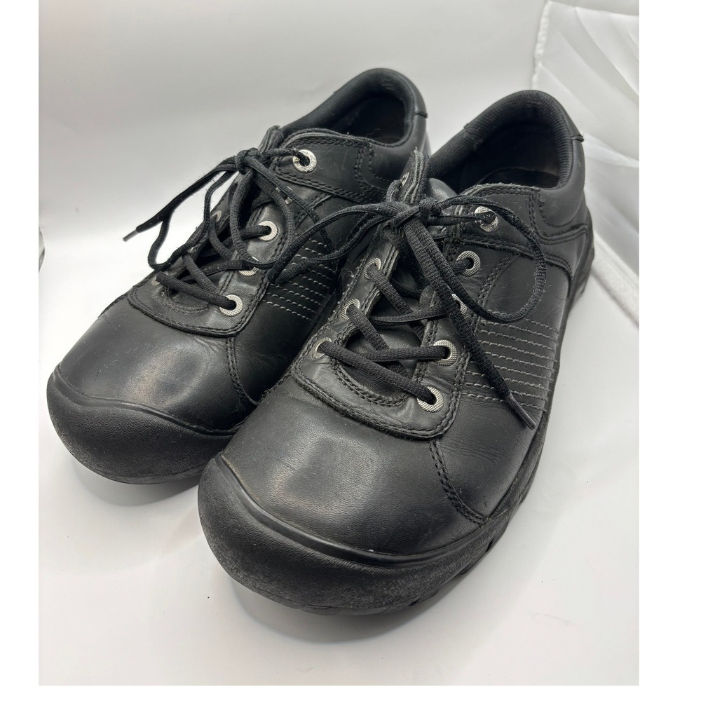 KEEN Finlay Men's Shoes Leather Athletic Hiking Outdoors - Size 11.5 Black